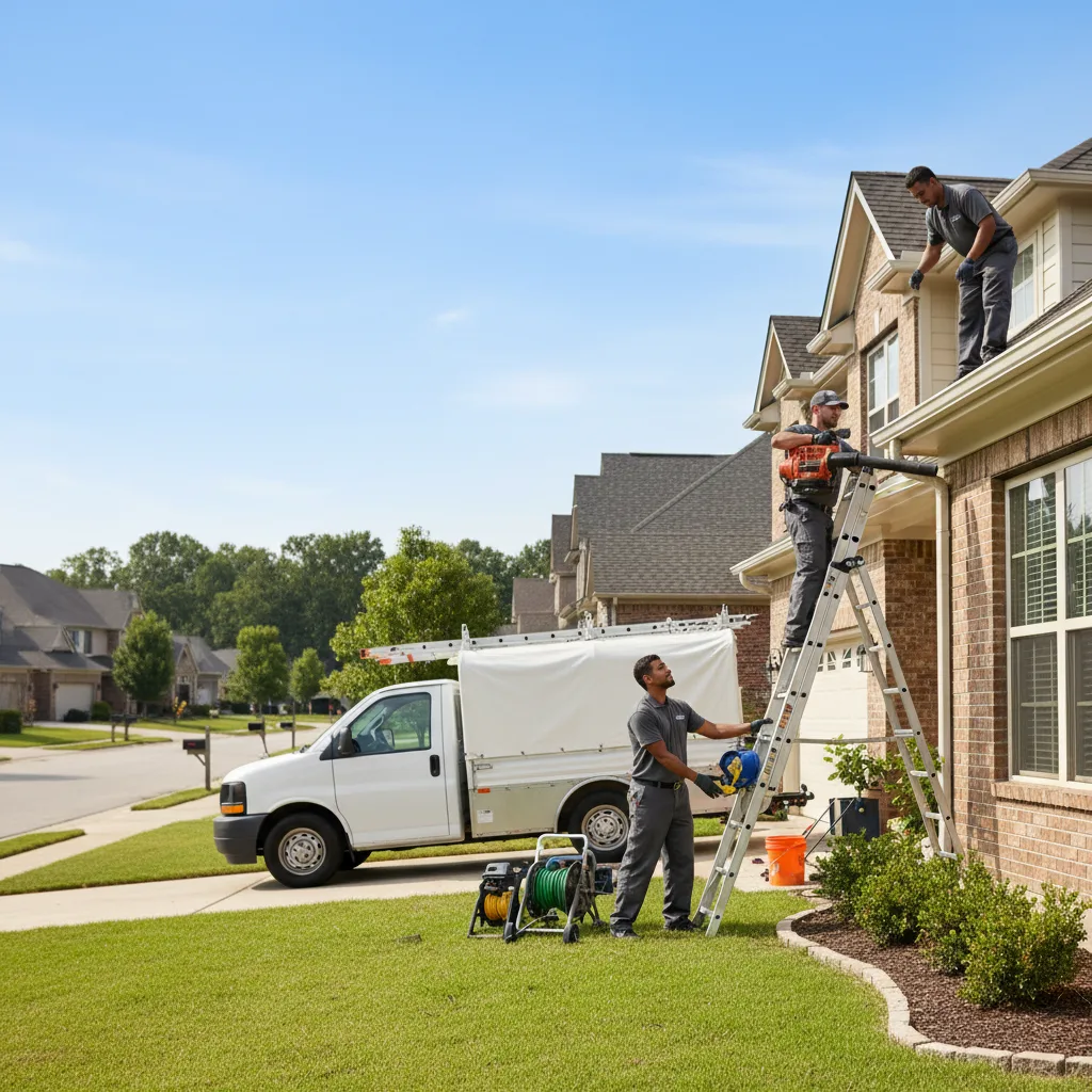 Home Gutter Service in Sanger, TX near me